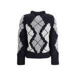Ermanno Scervino Wool argyle-patterned Cardigan ER-D475D303RUIUD4721-L