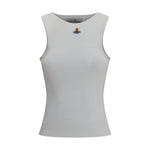 Vivienne Westwood Tank Top with logo VI-3G01003ZJ009CA401-M