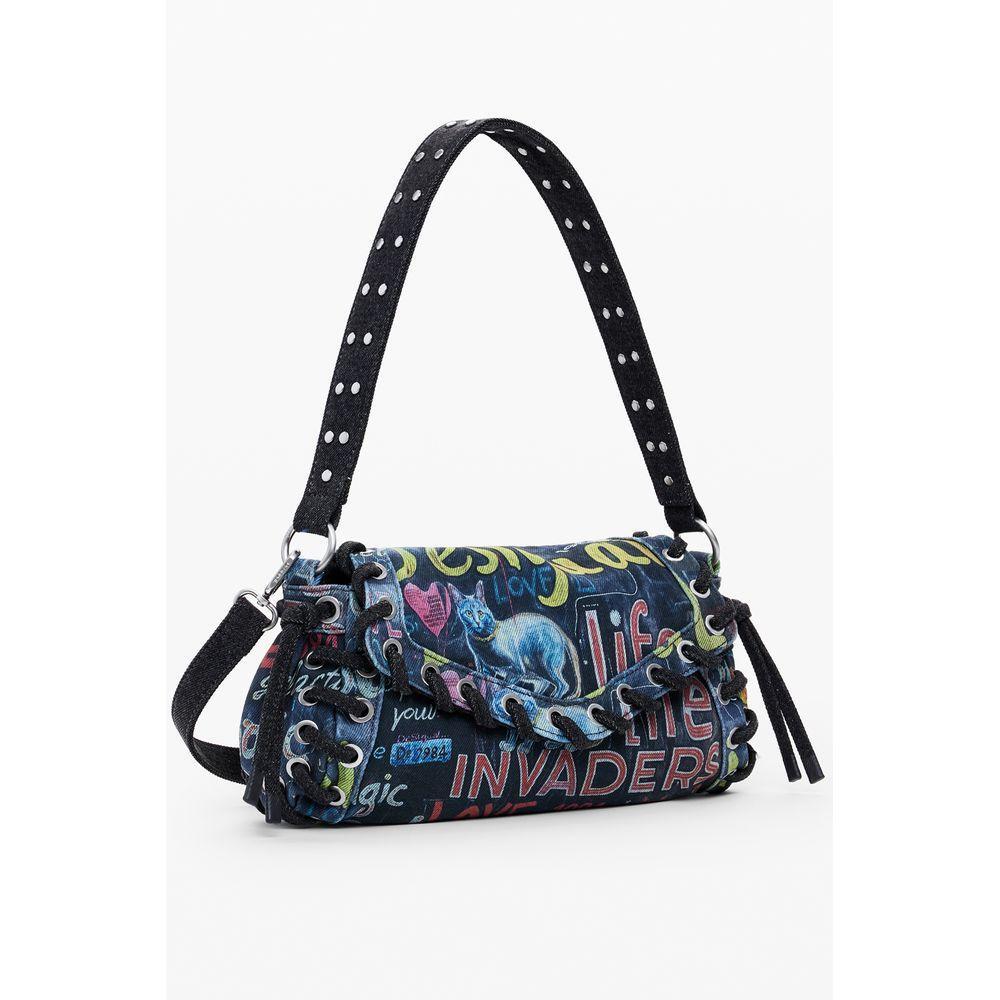 Desigual Blue Cotton Women Handbag DE-39833