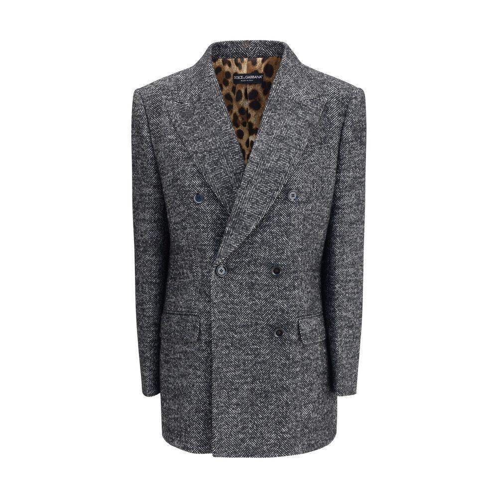Dolce & Gabbana Double-breasted Chevron Blazer DO-F293DTFCZAFS8030-IT42 | L