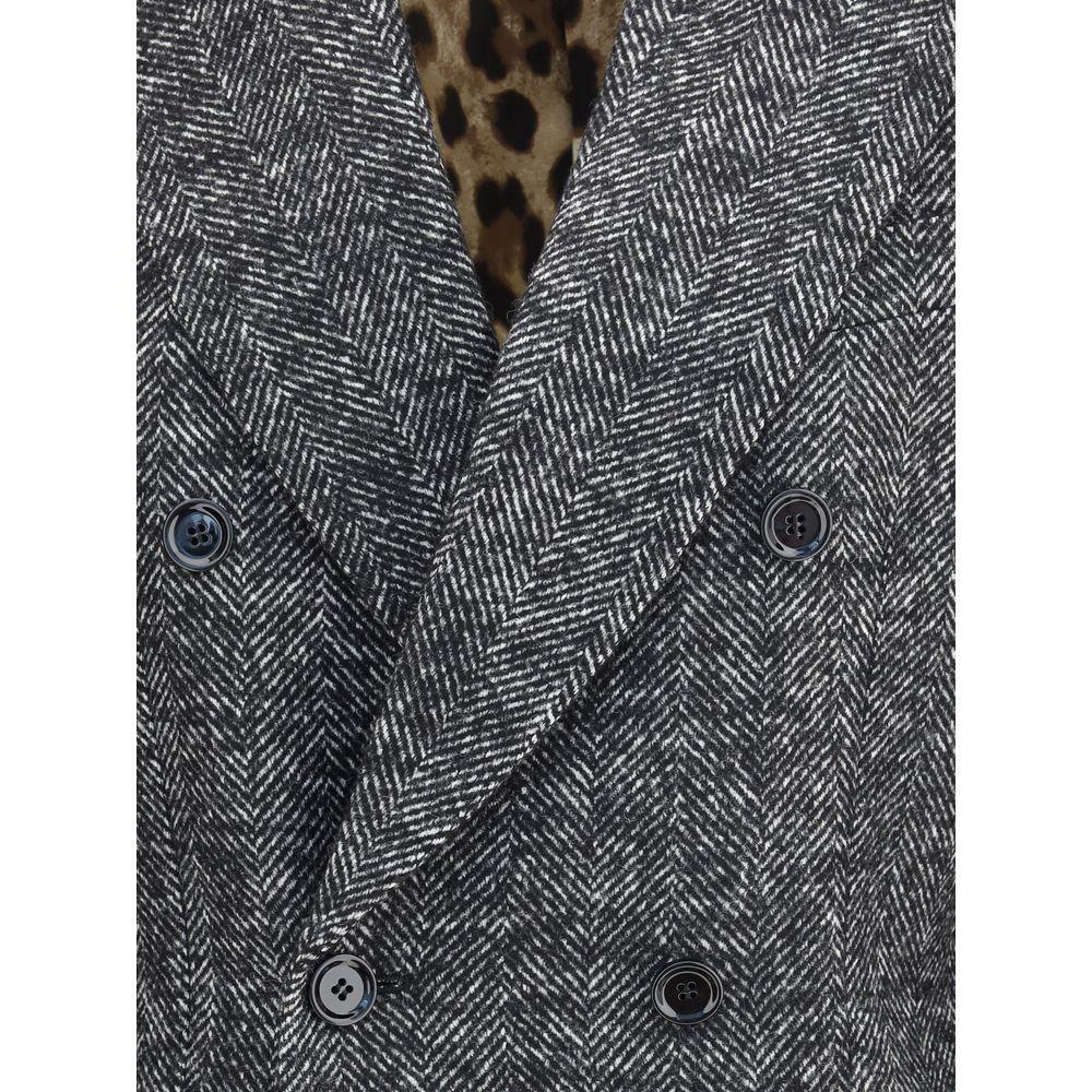 Dolce & Gabbana Double-breasted Chevron Blazer DO-F293DTFCZAFS8030-IT42 | L