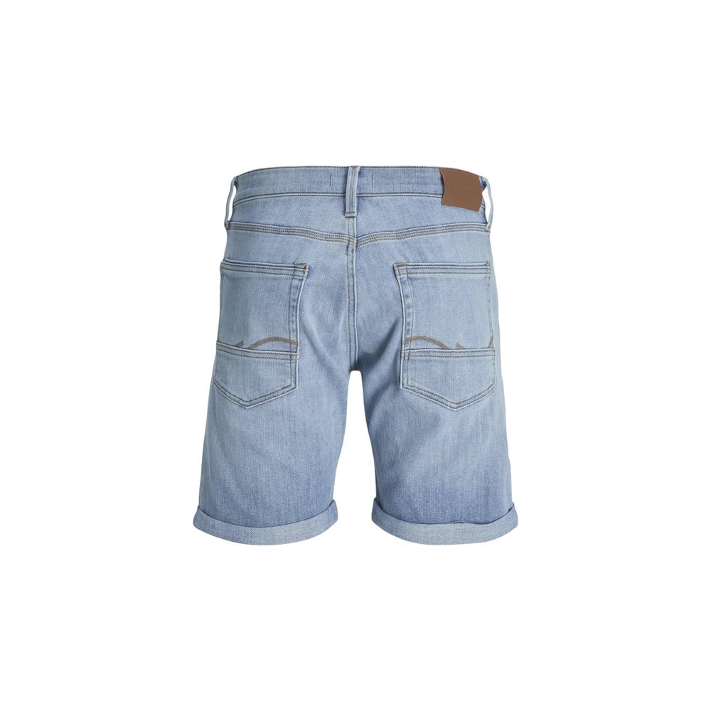 Jack Jones Light Blue Cotton Bermuda Shorts