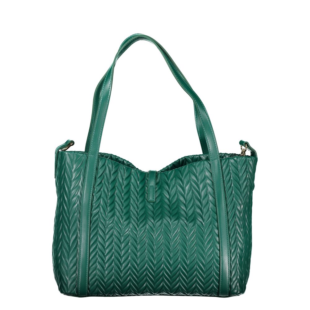 Mario Valentino Green Polyethylene Handbag