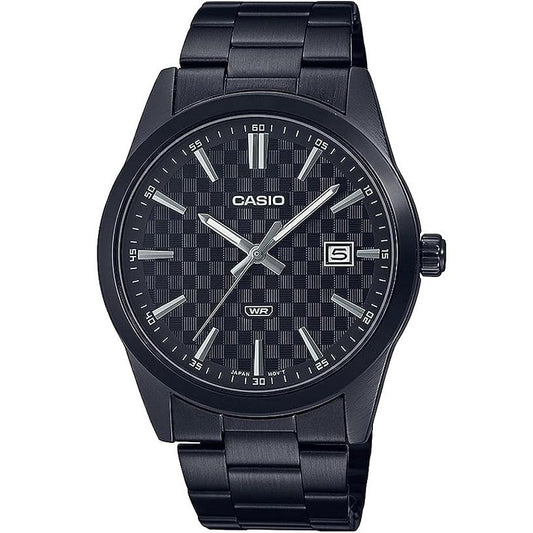 CASIO COLLECTION Mod. DATE - CARBON LOOK - BLACK WATCHES