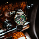 CASIO EDIFICE Mod. STANDARD CHRONOGRAPH GOLD - GREEN WATCHES
