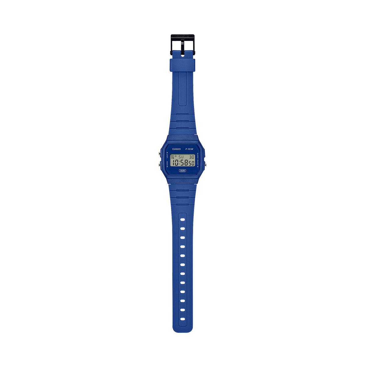 CASIO VINTAGE Mod. F-91 BIO RESIN STRAP - BLUE