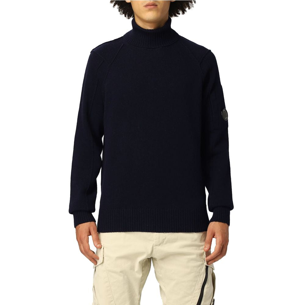 C.P. Company Blue Wool Sweater CP-14786-IT46 | S