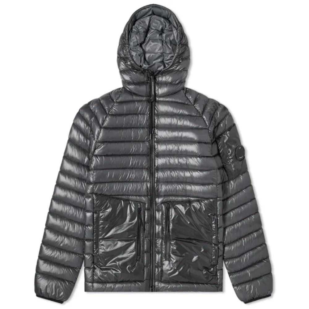 C.P. Company Gray Nylon Men Down Jacket CP-14768-IT46 | S