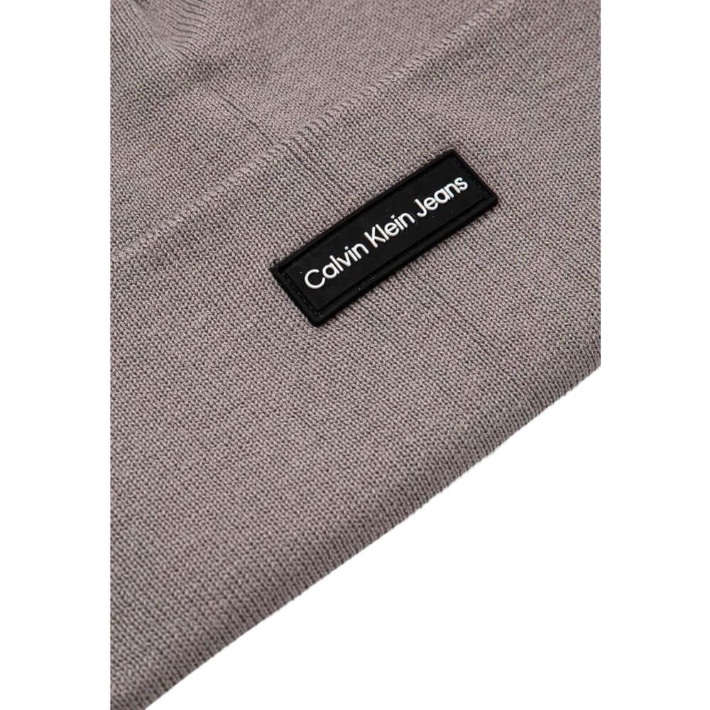 Calvin Klein Jeans Gray Recycled Polyester Caps Baseball Hat