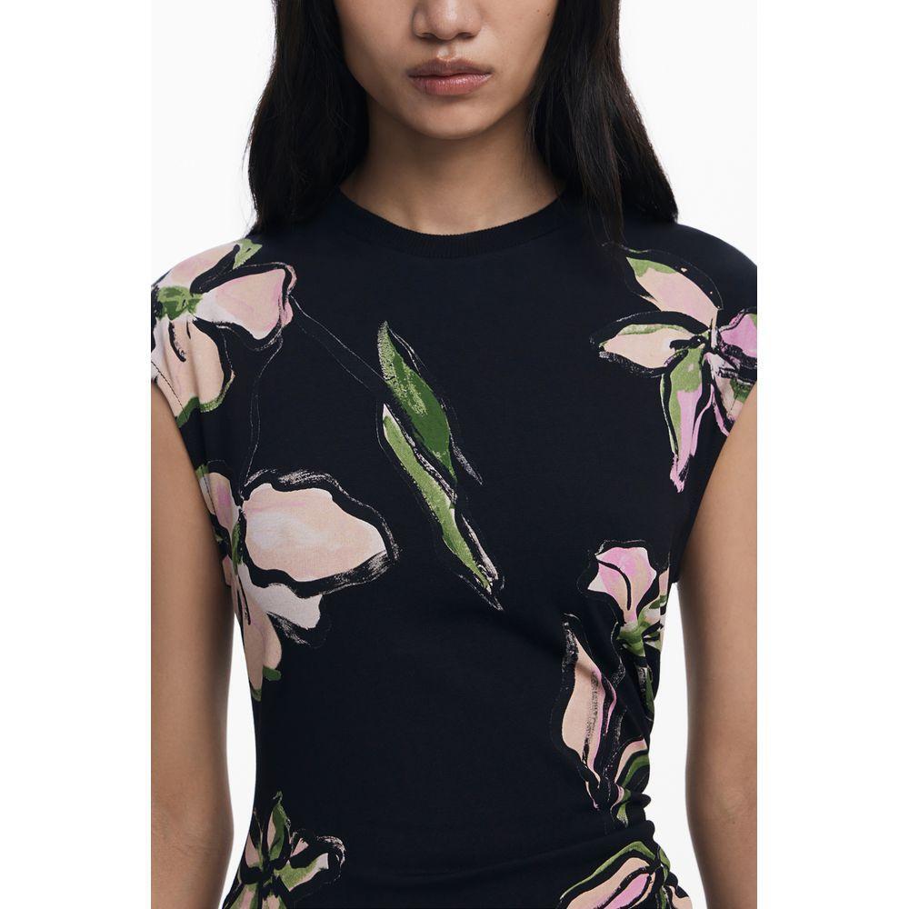 Desigual Black Cotton Women Dress DE-39746-XS