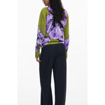 Desigual Purple Elastane Women Sweater DE-39735-XS