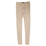 Dolce & Gabbana Beige Nylon Stretch Logo Lace Leggings Underwear