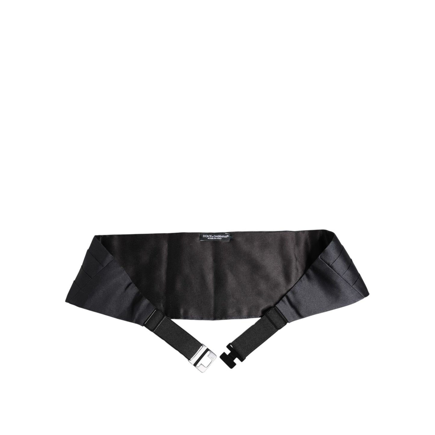 Dolce & Gabbana Dark Blue 100% Silk Belt Waist Cummerbund BEL9456-50