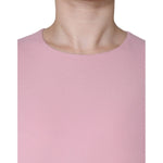 Dolce & Gabbana Pink A-line Viscose 3/4 Sleeves Dress DR281251-50