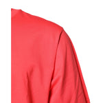 Dolce & Gabbana Red Cotton Lettering Print Crew Neck T-shirt THS90367-52