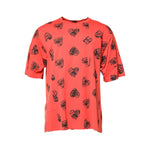 Dolce & Gabbana Red Cotton Short Sleeve DG Heart Logo T-shirt TSH90341-50