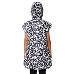 Dolce & Gabbana White DG Mania Hooded Sleeveless Puffer Jacket JKT41487-42