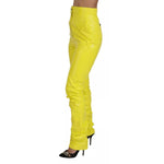 Dolce & Gabbana Yellow High Waist Skinny Women Trouser Pants PAN74202-40