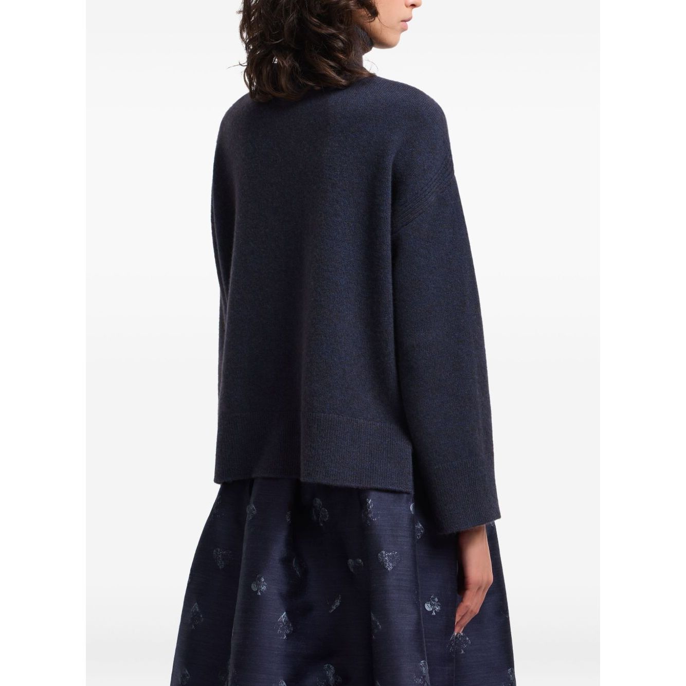 Emporio Armani Sweaters Blue Topwear