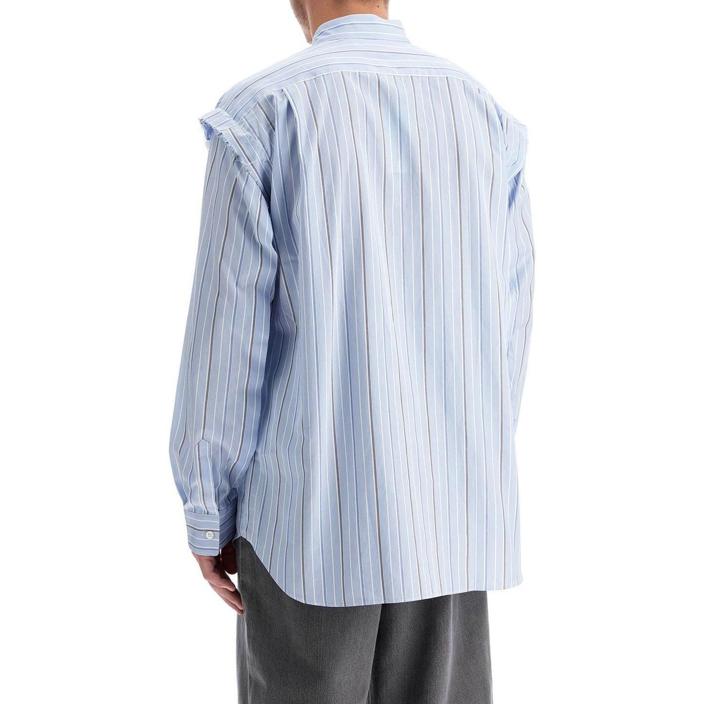 Comme Des Garcons Shirt striped shirt with pocket