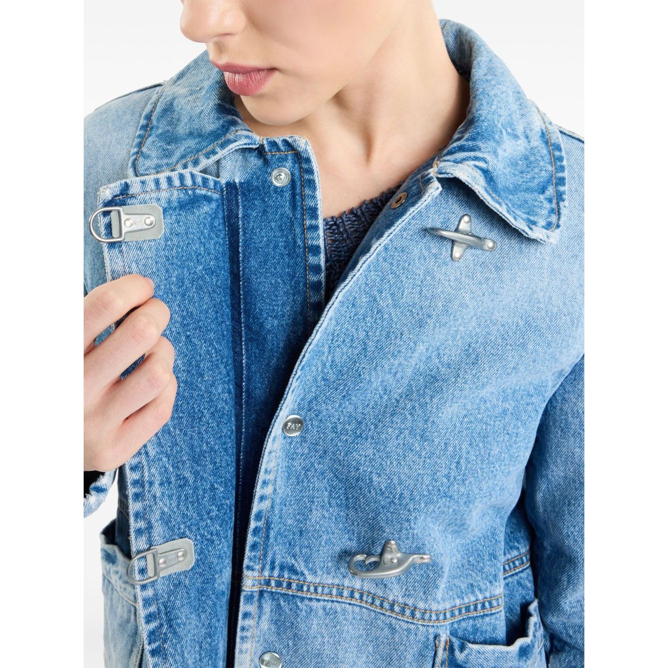 Fay Coats Clear Blue Jackets