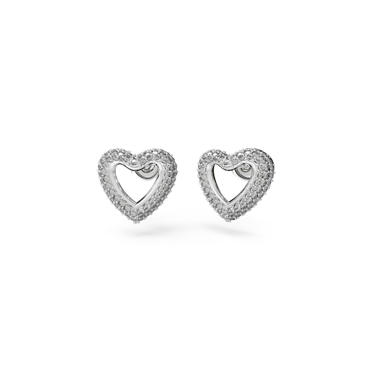 Heart-shaped earrings from GUESS JEWELS JEWELRY Mod. JUBE05028JWRHT-U.