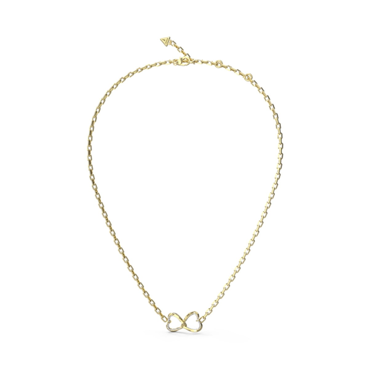 GUESS JEWELS JEWELRY Mod. JUBN04616JWYGT-U gold necklace with heart-shaped pendant