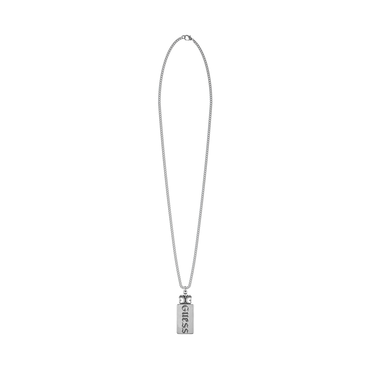 GUESS JEWELS JEWELRY Mod. JUMN05056JWAST-U necklace with silver chain and branded pendant