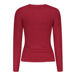Guess Jeans Red Cotton Women T-Shirt GU-39647-XXL