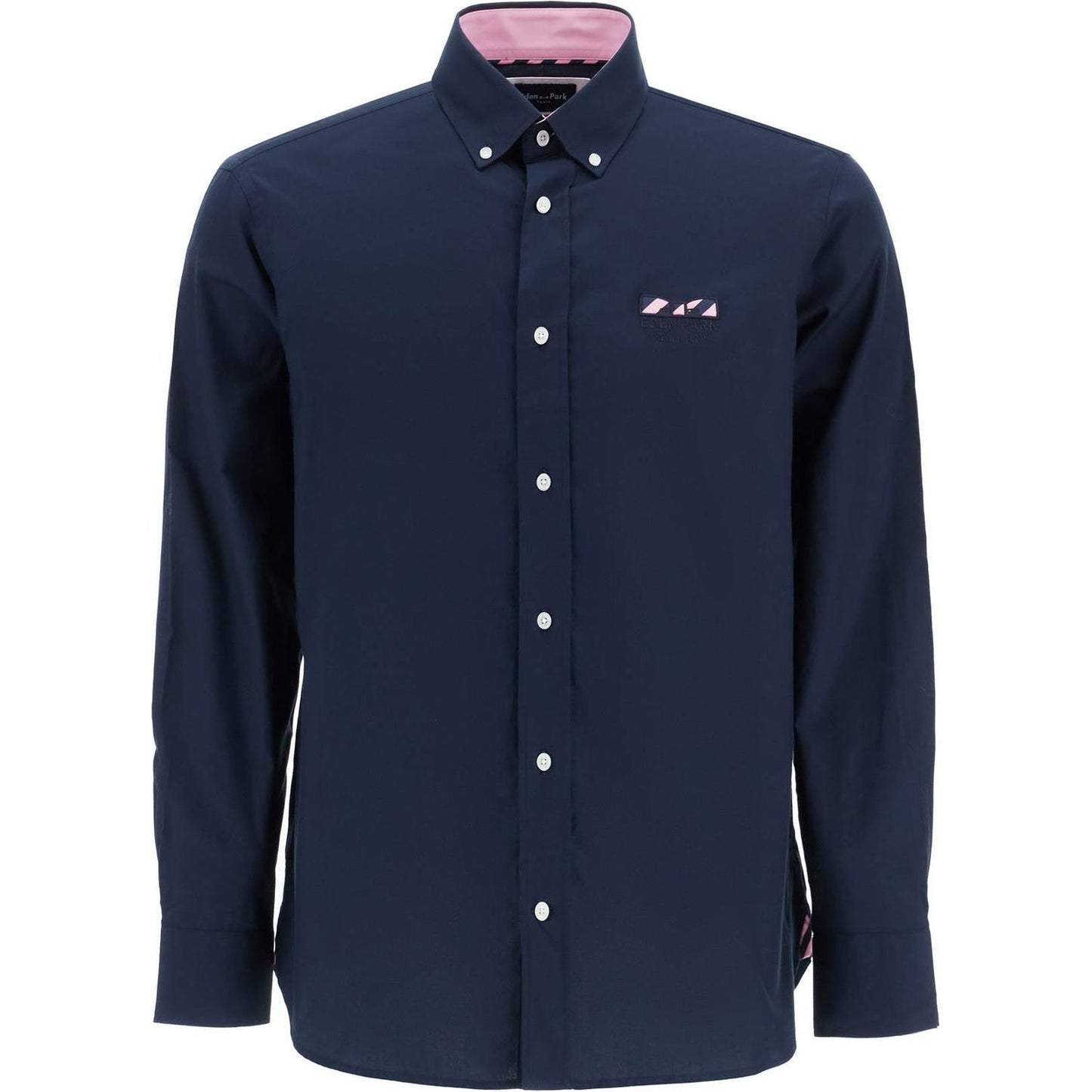 EDEN PARK "oxford shirt with butterfly embroidery detail