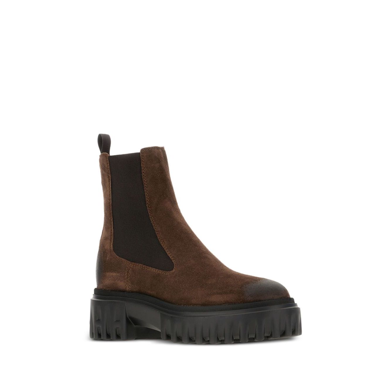 Hogan Pre 50mm elastic-panel leather boots