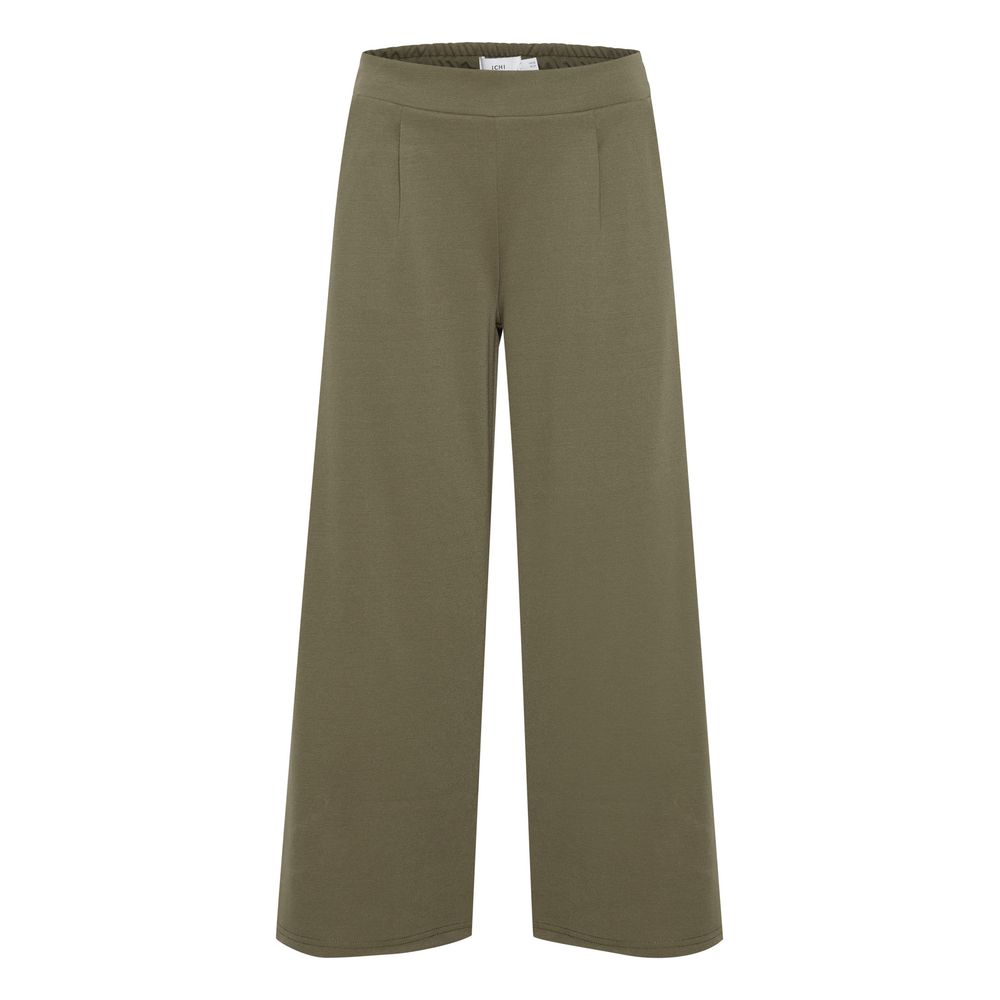 ICHI Green Recycled Polyester Pant