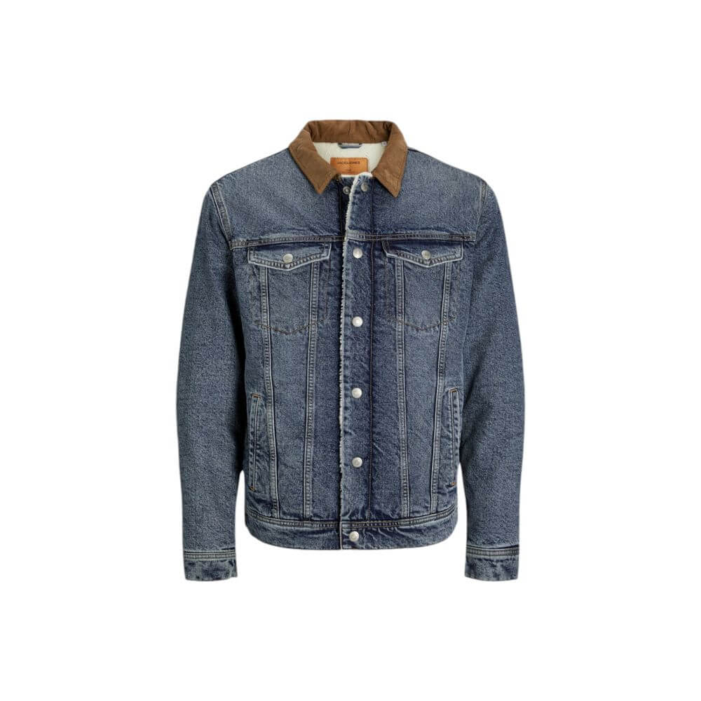 Jack Jones Blue Cotton Jackets & Coat
