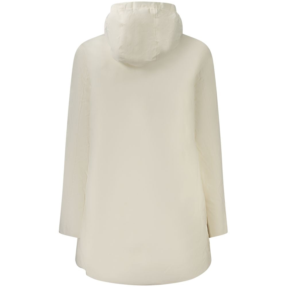 K-WAY White Nylon Jackets & Coat KW-38672-M