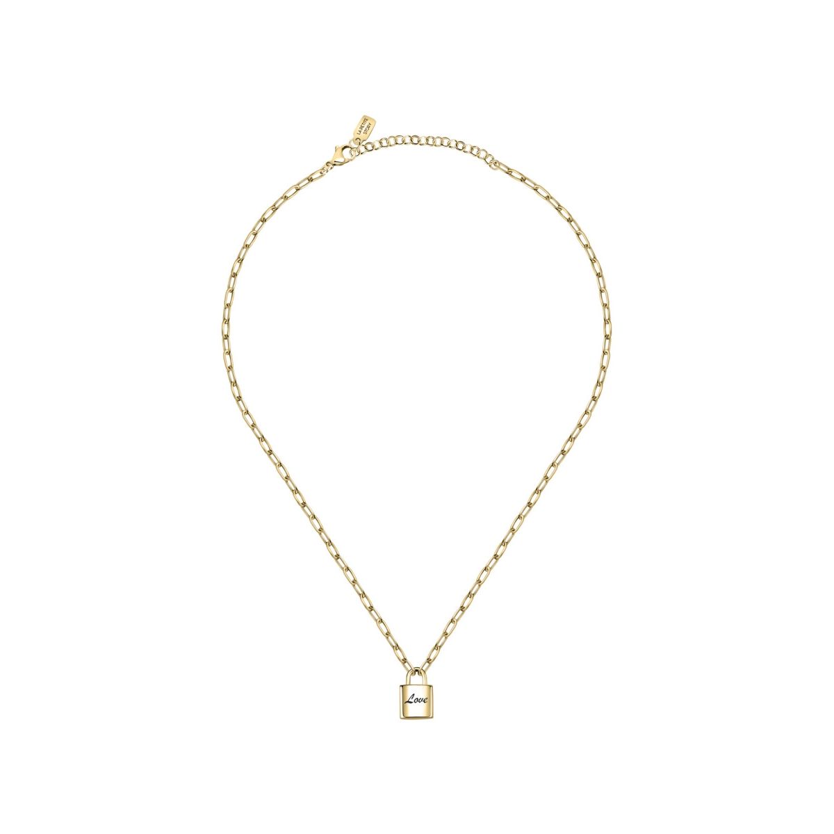 Gold necklace with pendant from LA PETITE STORY JEWELRY Mod. LPS10ASD04 collection