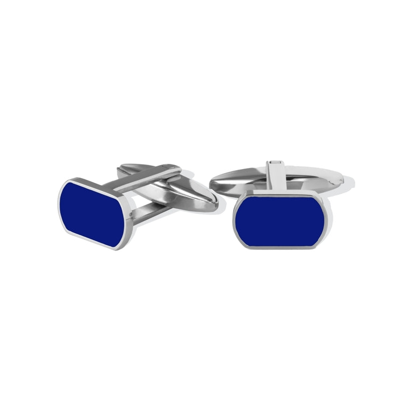 Silver and blue jewelry cufflinks from LIU-JO Mod. MLJ599 collection, featuring elegant design and modern style.