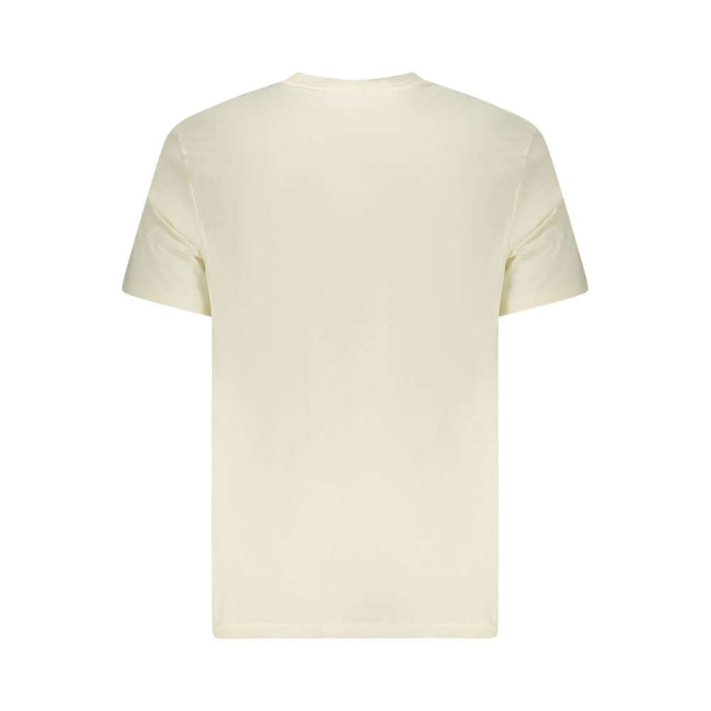 Lee Beige Cotton Men T-Shirt