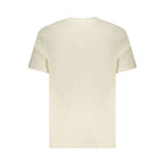 Lee Beige Cotton Men T-Shirt