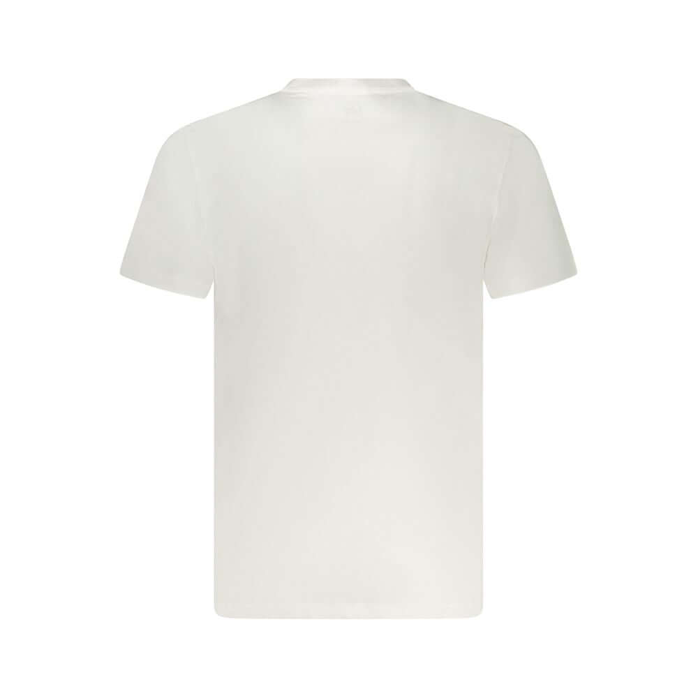Lee White Cotton Men T-Shirt