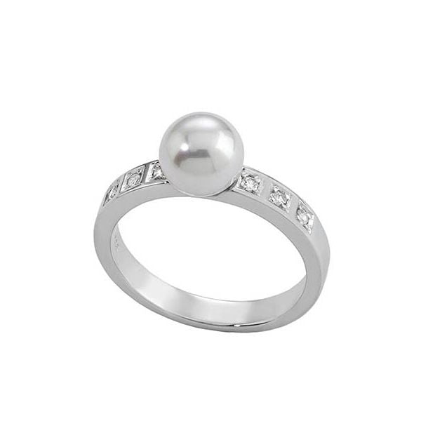 MAJORICA JEWELRY Mod. 12563.01.2.913.010.1 ring with pearl and gemstone accents