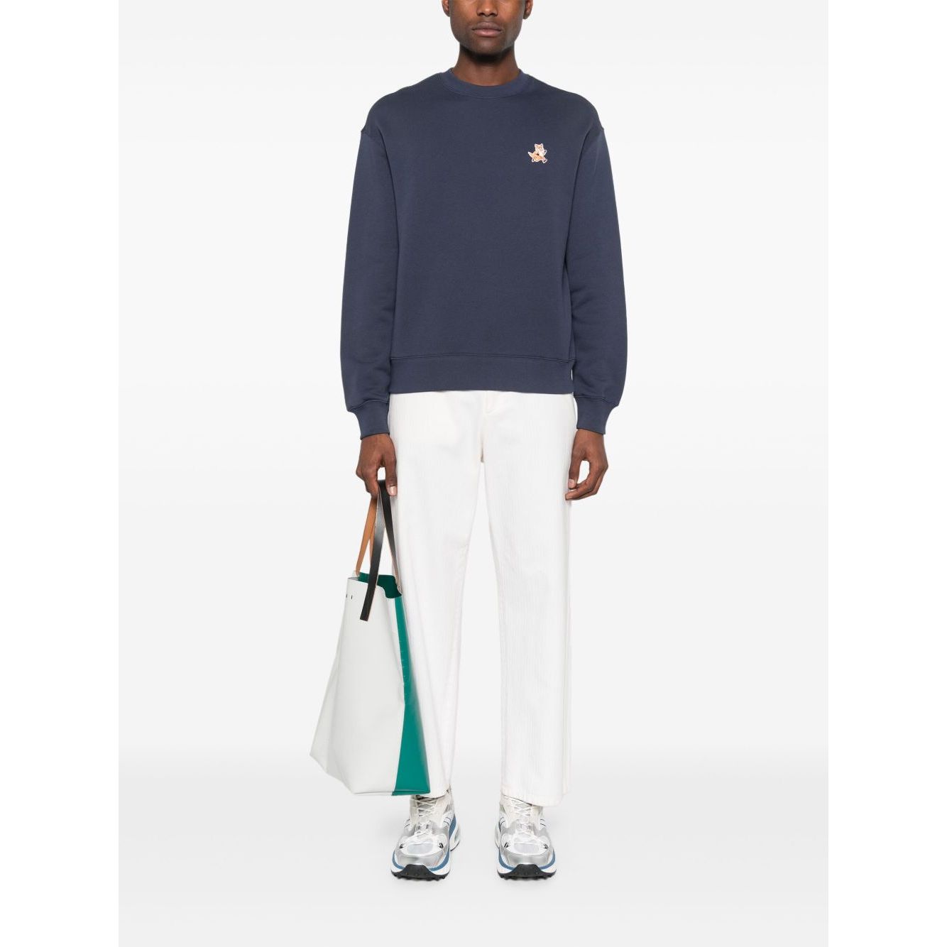 Maison Kitsuné Maison Kitsune fox-motif cotton sweatshirt Topwear