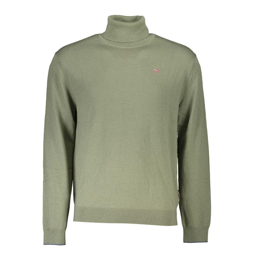 Napapijri Green Wool Sweater NA-21700-XXL