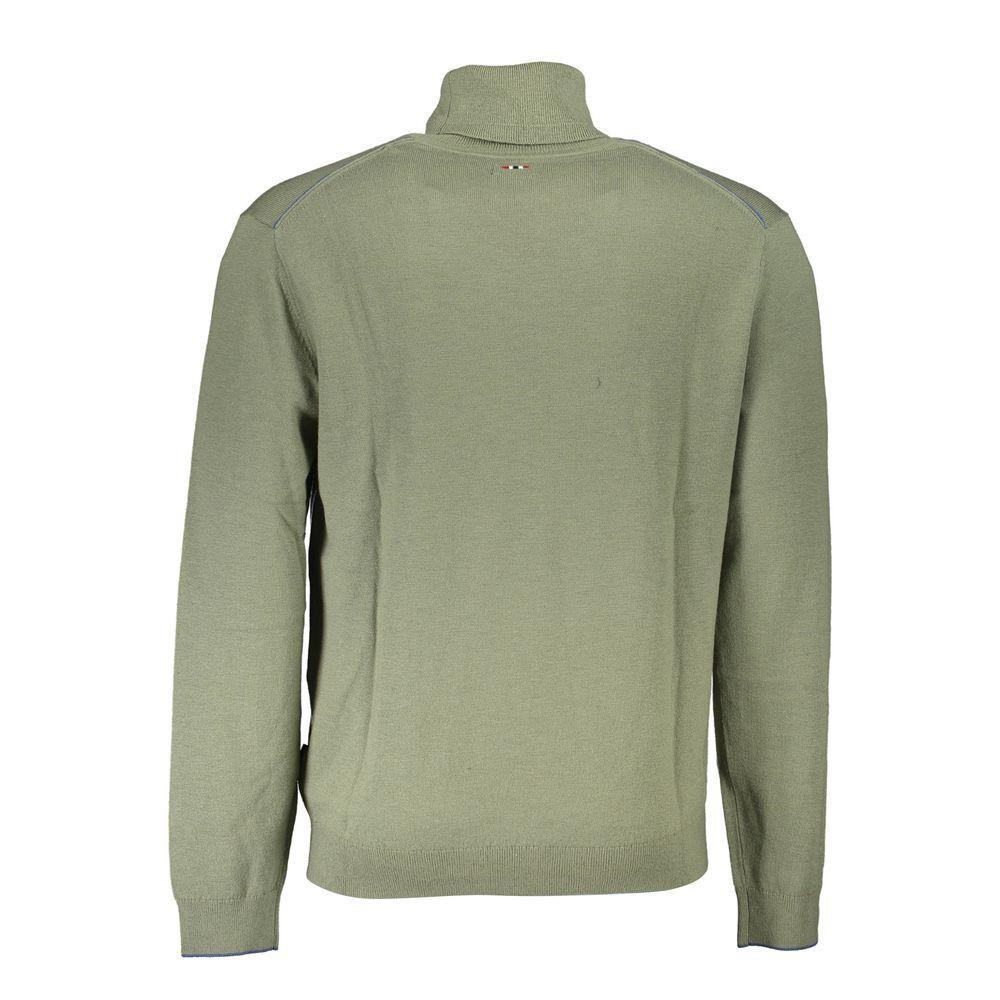 Napapijri Green Wool Sweater NA-21700-XXL
