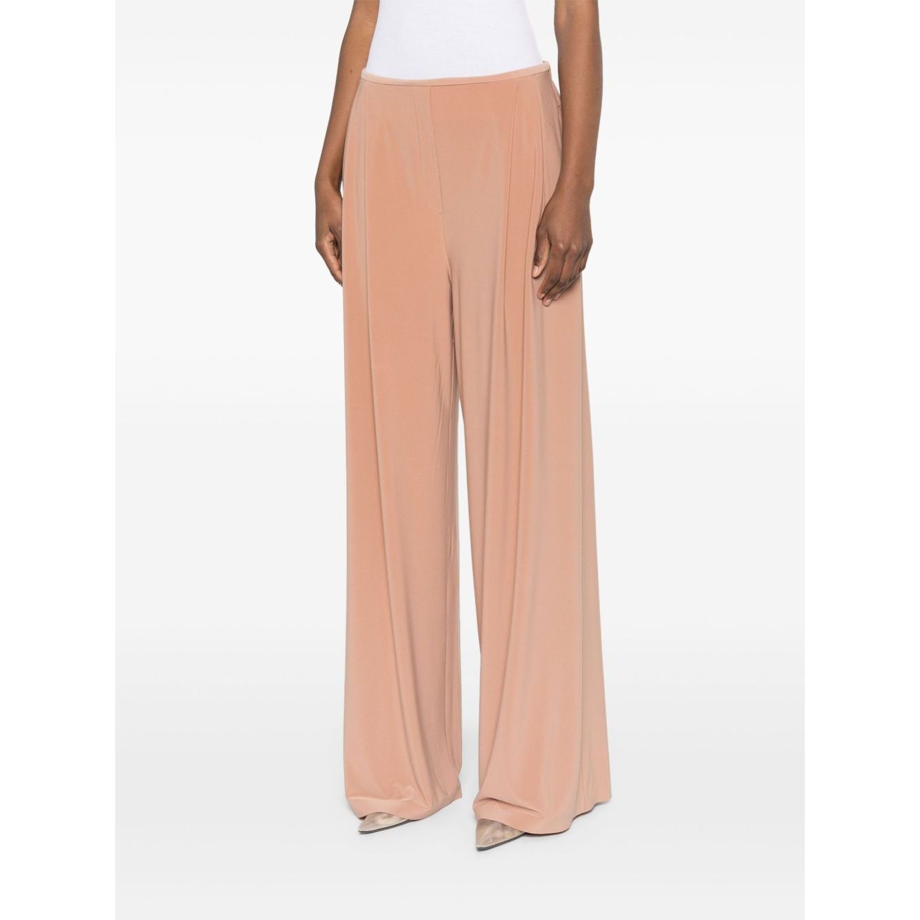 Norma Kamali Trousers Beige Trousers