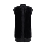 PINKO Long Vest in faux fur PI-105402A2PIZ99-M