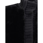 PINKO Long Vest in faux fur PI-105402A2PIZ99-M