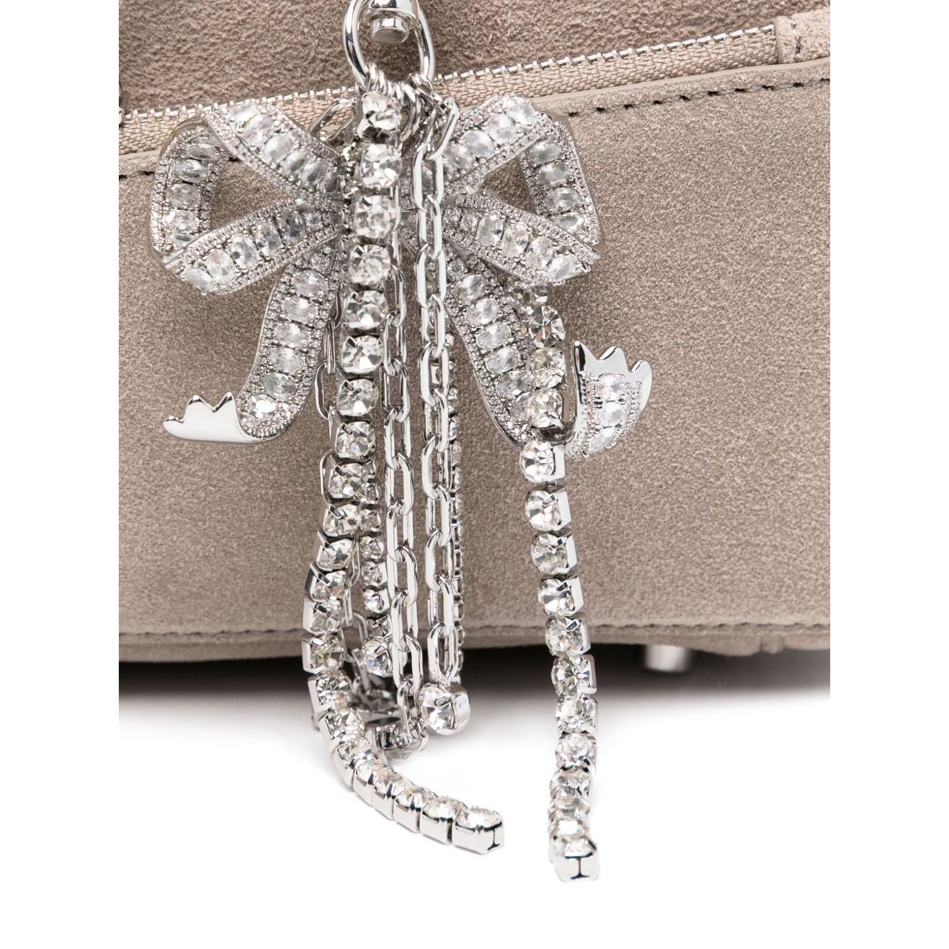 Self-Portrait suede baguette shoulder bag Shoulder