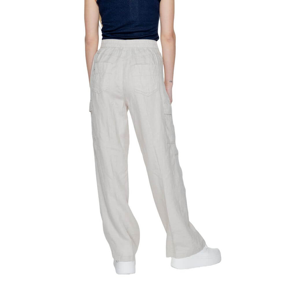Street One Beige Linen Pant