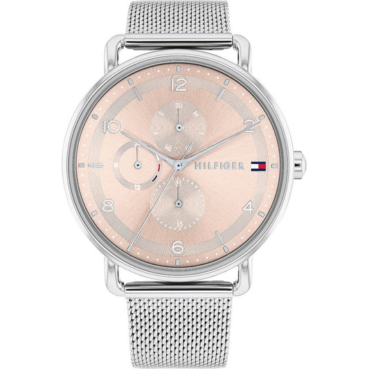 TOMMY HILFIGER Mod. 1782662 ladies watch with quartz movement, 40mm case, mineral dial, 3 ATM water resistance, bracelet style.