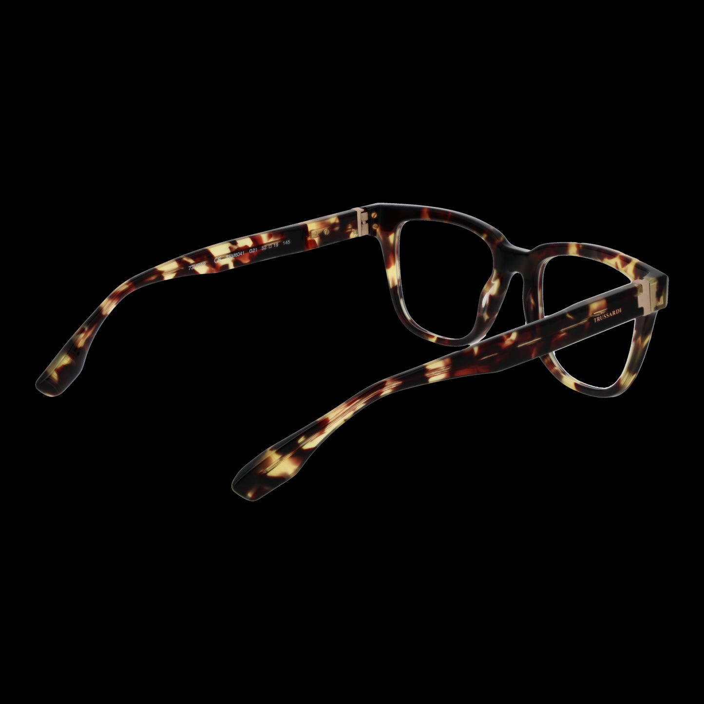 TRUSSARDI MOD. TSM6041 52G21 gent's eyewear in tortoiseshell design with sleek frame.